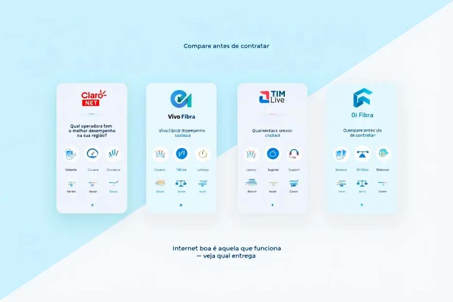 Comparativo Entre Operadoras: Qual Oferece a Melhor Internet